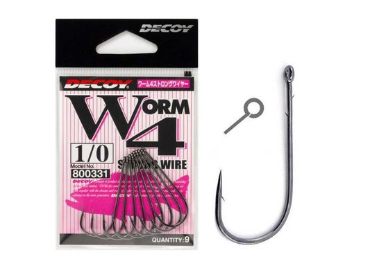 Hook Decoy Worm 4 Strong Wire