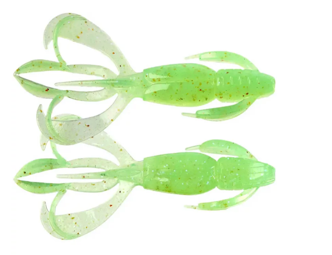 Amostra de Silicone Keitech Crazy Flapper EA19T Electric Chart Shad