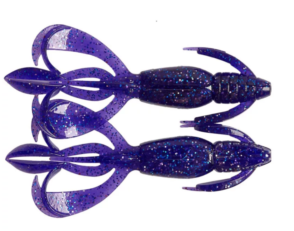 Amostra Flexível Keitech Crazy Flapper EA04S Violeta