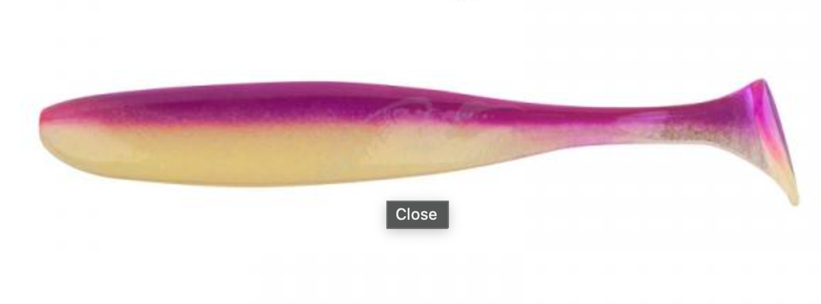 Amostra Silicone Keitech Easy Shiner PAL12T Grape Shad