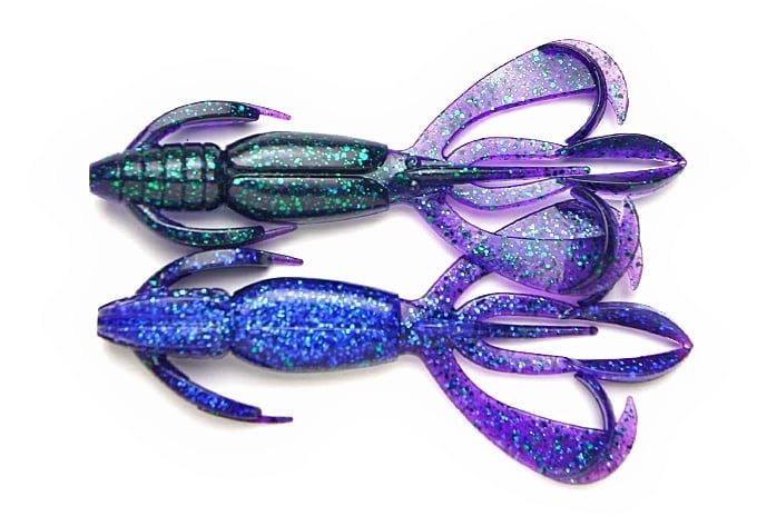 Amostra Flexível Keitech Crazy Flapper 408T Electric June Bug