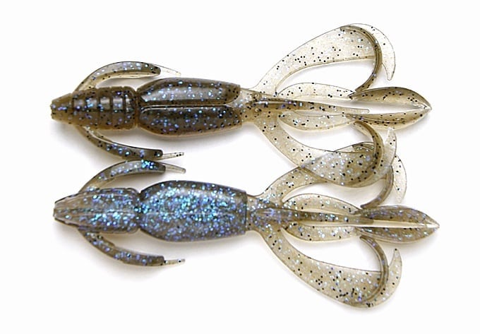 Amostra Flexível Keitech Crazy Flapper 462T Electric Smoke Craw