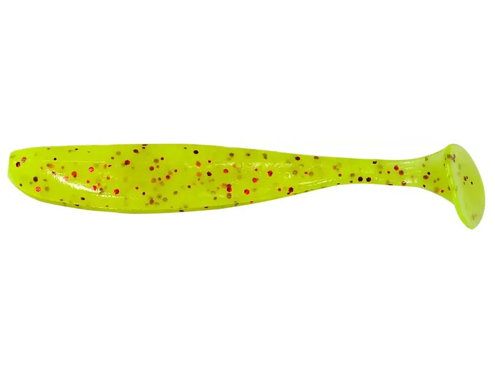 Soft Lure Keitech Easy Shiner Chartreuse Red Flake PAL01S