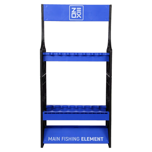 Zeox Rod Stand For 16 Rods Blue (6710020)