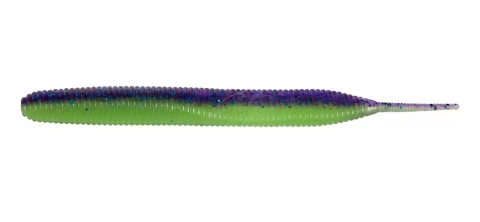 Soft Lures Keitech Sexy Impact PAL01S Chartreuse Red Flake