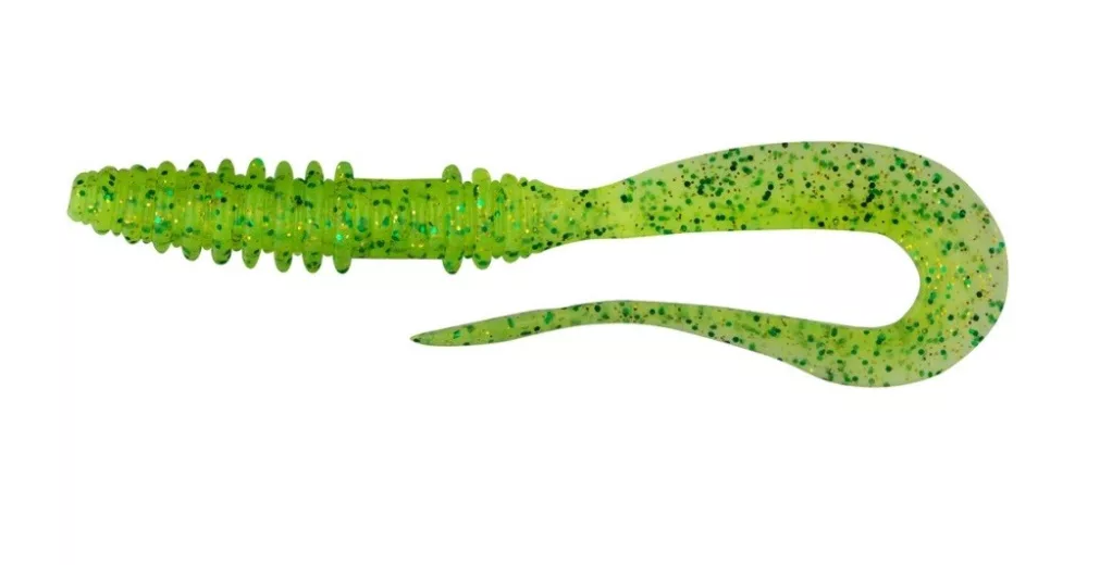 Amostra Macia Keitech Mad Wag Mini 424S Lima Chartreuse
