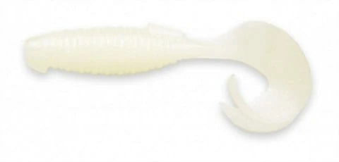 Soft lure Keitech Flapper Grub Silver Pearl Glow # 024S - Emerald Ripple