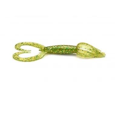 Soft lure Keitech Little Spider Watermelon Flash # 522S - Emerald Ripple