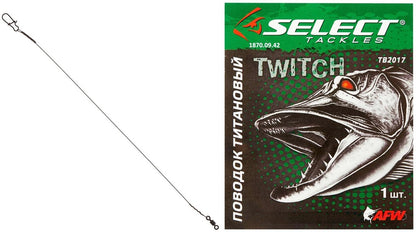 Select Titanium Leaders with Swivel