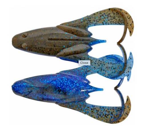 Soft lure Keitech Noisy Flapper Okeechobee Craw #402T