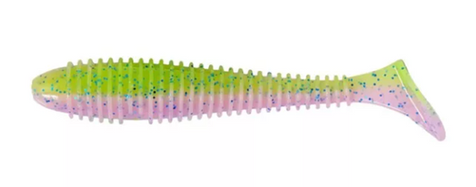 Amostra de Silicone Keitech Swing Impact FAT EA16T Cotton Candy Blue FLK.