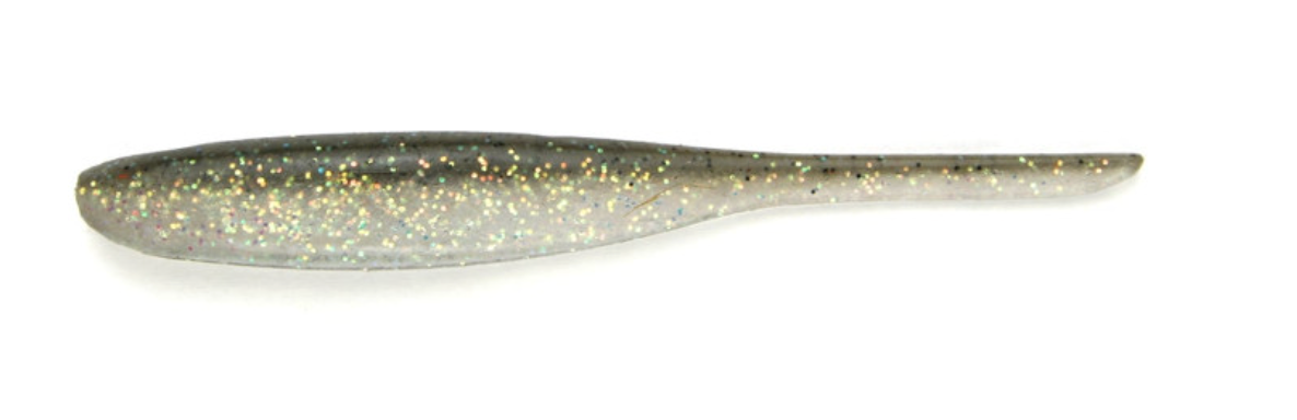 Amostra Artificial Keitech Shad Impact 410T	Crystal Shad