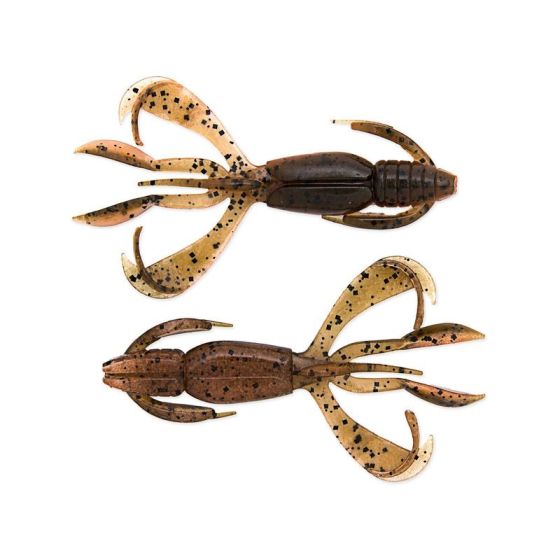 Soft Lure Keitech Crazy Flapper  438T	Green Pumpkin Fire