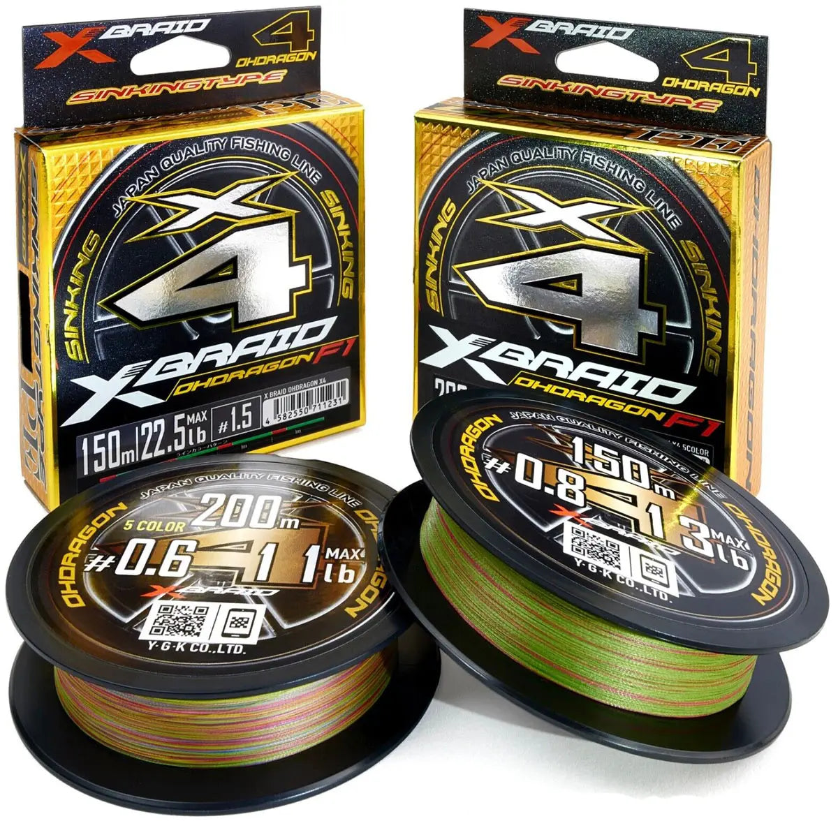 Braided Line YGK X-Braid Ohdragon X4