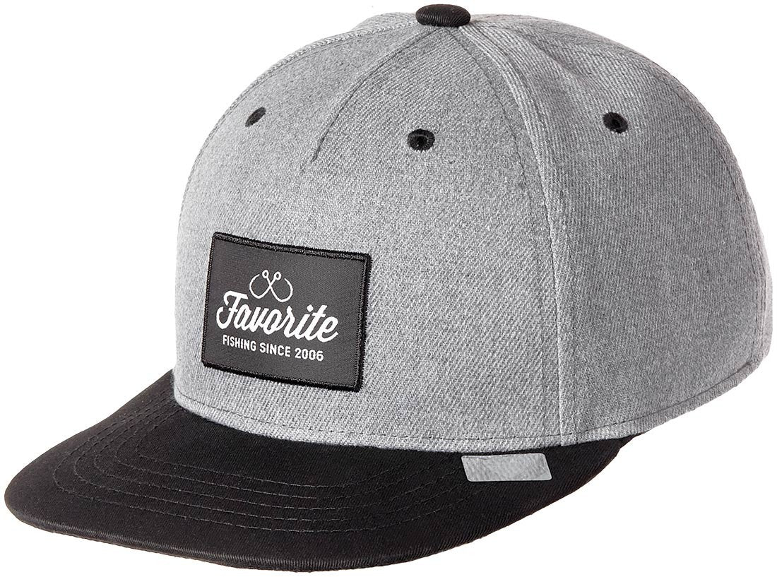 Cap Favorite 2228 black visor 58 color: grey