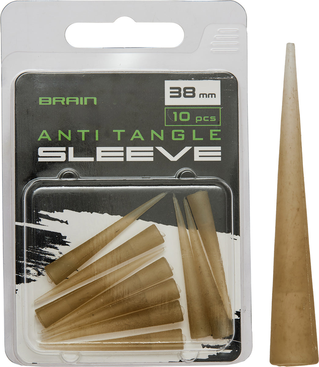 Brain Anti Tangle Sleeve 38mm (10 pcs) Brown SGXA-CA08-4