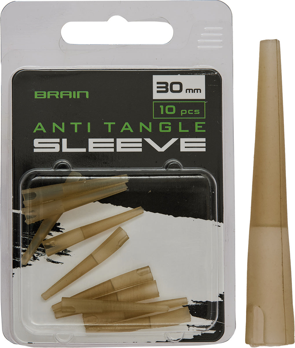 Brain Anti Tangle Sleeve 30mm (10 pcs) Brown SGXA-CA10-5