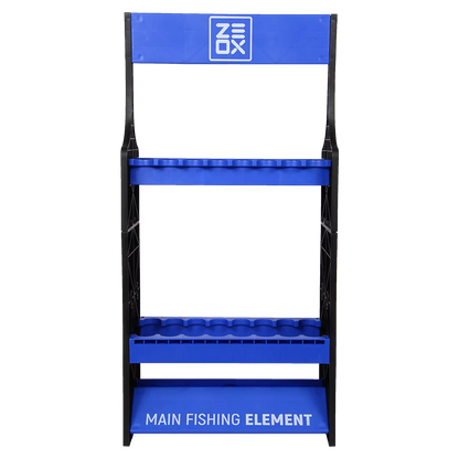 Zeox Rod Stand For 16 Rods Blue (6710020)