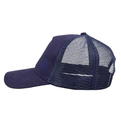 ZEOX Cap Trucker Minimal With Mesh Blue (2810111)