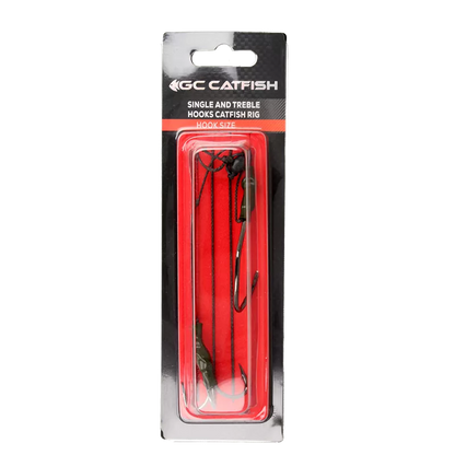 Golden Catch Big Bait Pike Rig – Single & Treble Hook (6/0 / 8/0)