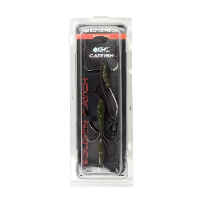 Golden Catch Big Bait Rig – Heavy-Duty Rig for Pike & Trophy Predators– Size 6/0 & 8/0, 220 lb Test