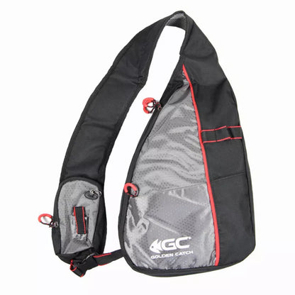 Golden Catch One Shoulder Backpack – 10L, Black, PVC 600D (7230009)