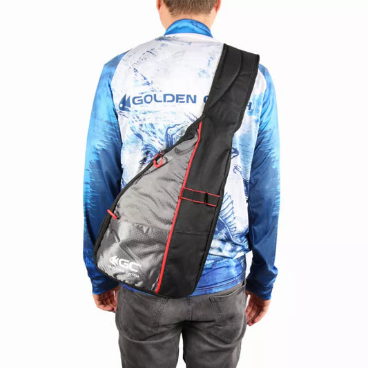 Golden Catch One Shoulder Backpack – 10L, Black, PVC 600D (7230009)