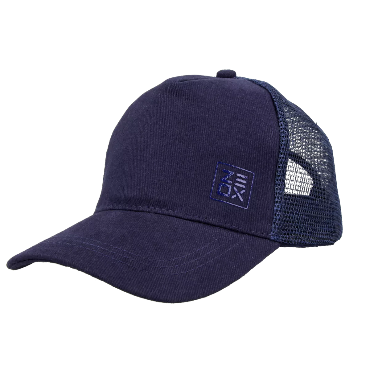 ZEOX Cap Trucker Minimal With Mesh Blue (2810111)