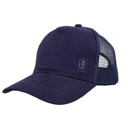 ZEOX Cap Trucker Minimal With Mesh Blue (2810111)