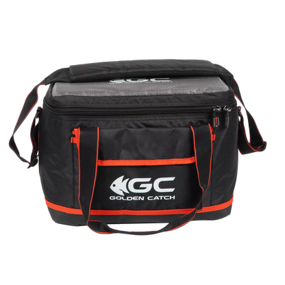 Golden Catch Cool Bag Black – Waterproof Thermal Bag for Food & Bait