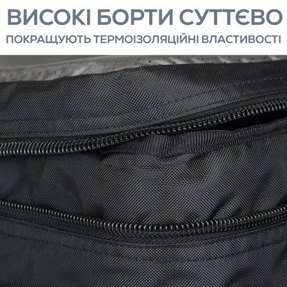 Golden Catch Cool Bag Black – Waterproof Thermal Bag for Food & Bait