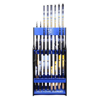 Zeox Rod Stand For 16 Rods Blue (6710020)