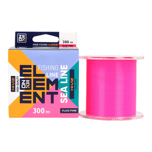 ZEOX Nylon Line Hi-Viz Element Sea 300m Fluo Pink