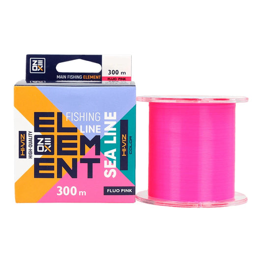Zeox Nylon Line Hi-Viz Element Sea 300m Fluo PINK