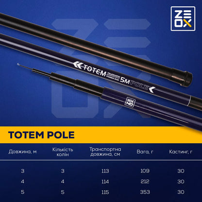 Zeox Rod Totem Pole
