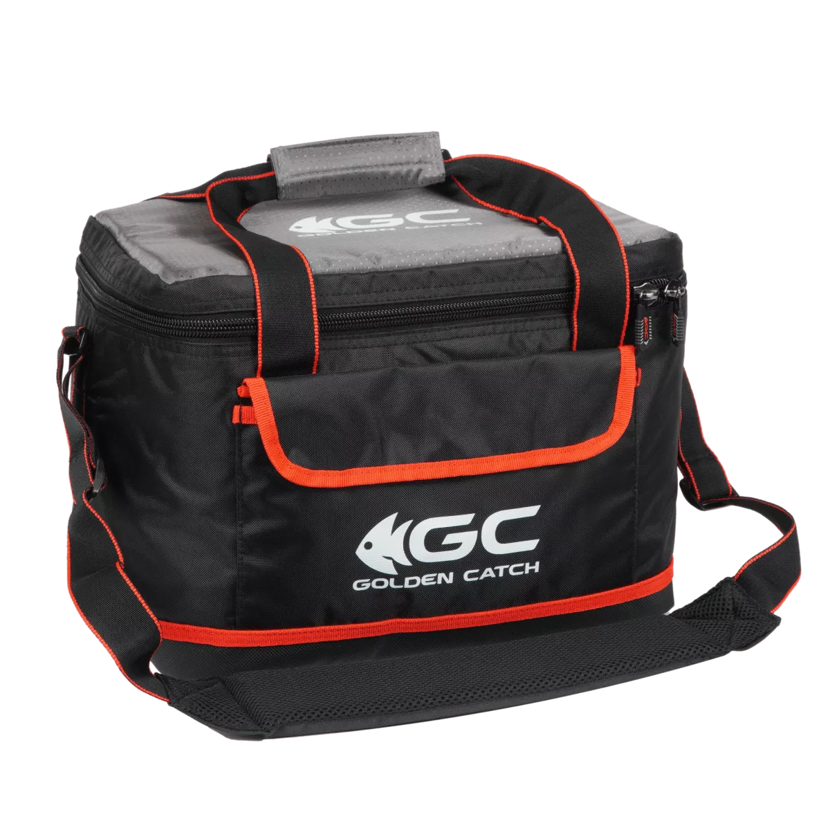 Golden Catch Cool Bag Black – Waterproof Thermal Bag for Food & Bait