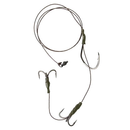 Golden Catch Big Bait Rig – Heavy-Duty Rig for Pike & Trophy Predators– Size 6/0 & 8/0, 220 lb Test