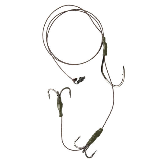 Golden Catch Big Bait Rig – Heavy-Duty Rig for Pike & Trophy Predators– Size 6/0 & 8/0, 220 lb Test