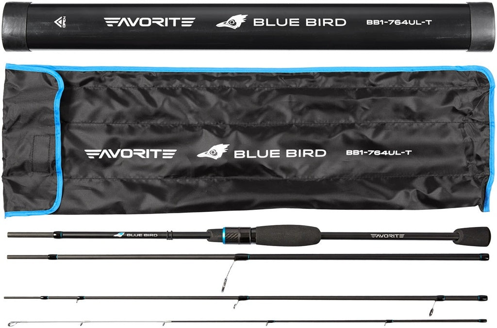 Fishing Rod Favorite Blue Bird Compact