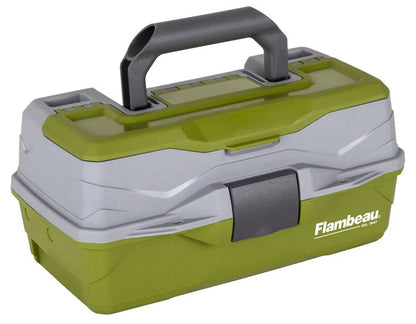 Flambeau 1-Tray Classic Box with Flip Lid PF-6381TB - Emerald Ripple