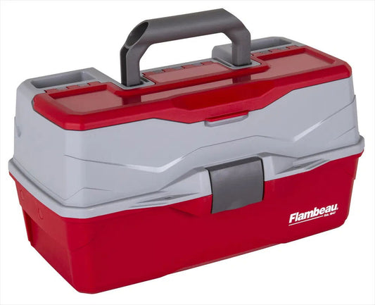 Flambeau 3-Tray Classic Box with Flip Lid PF-6383TB - Emerald Ripple