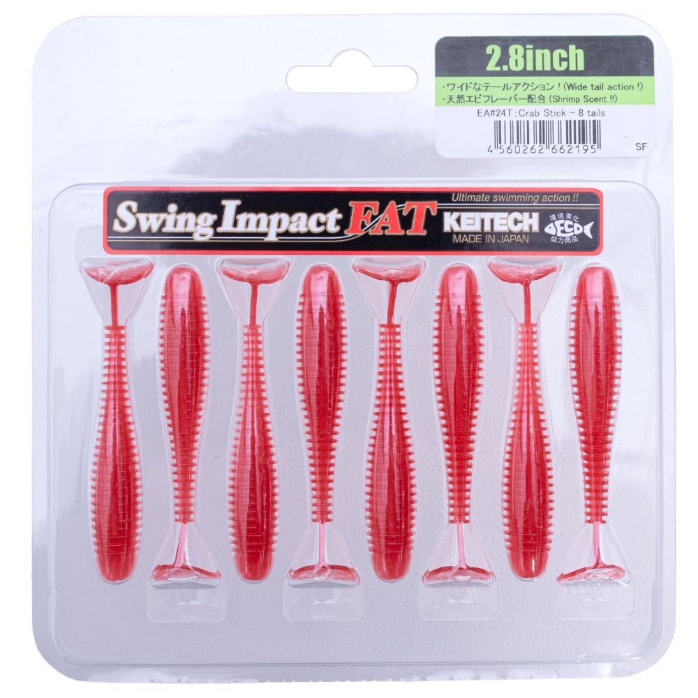 Soft Lure Keitech Swing Impact FAT EA24T	Crab Stick