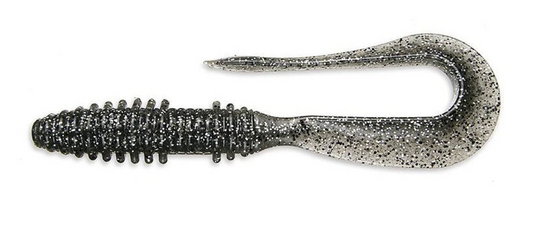 Soft Lure Keitech Mad Wag 206S Smoke Pepper Silver