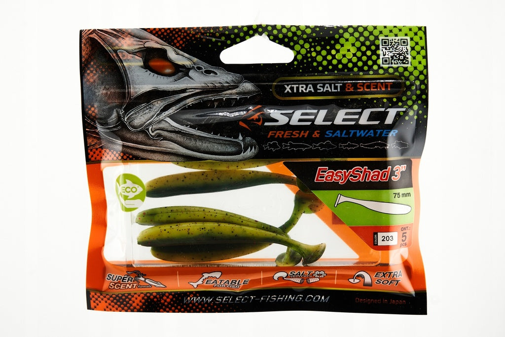 Soft Lure Select Easy Shad col.203