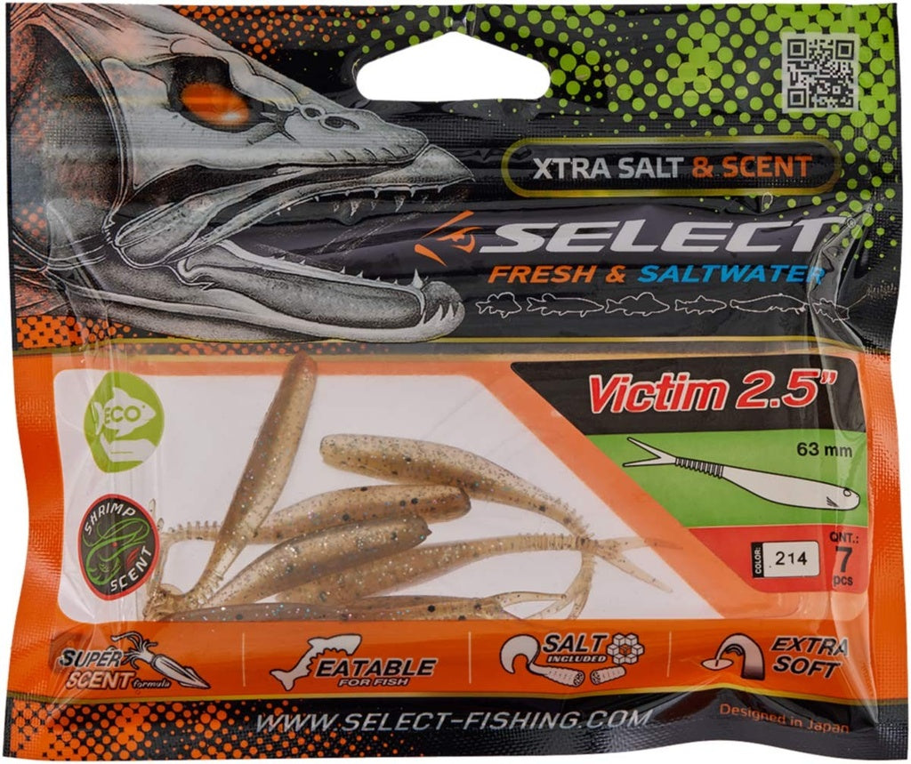 Soft Lure Select Victim V-Tail #214