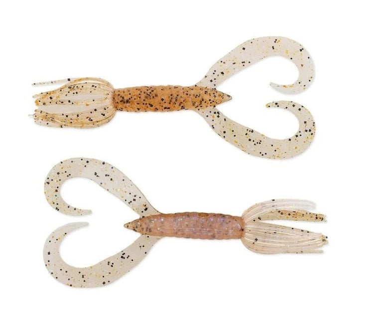 Soft lure Keitech Little Spider Electric Shrimp # 445T - Emerald Ripple