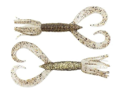 Soft lure Keitech Little Spider Silver Flash Minnow # 416T - Emerald Ripple