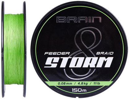 Braided Line Brain Storm 8X  150m
