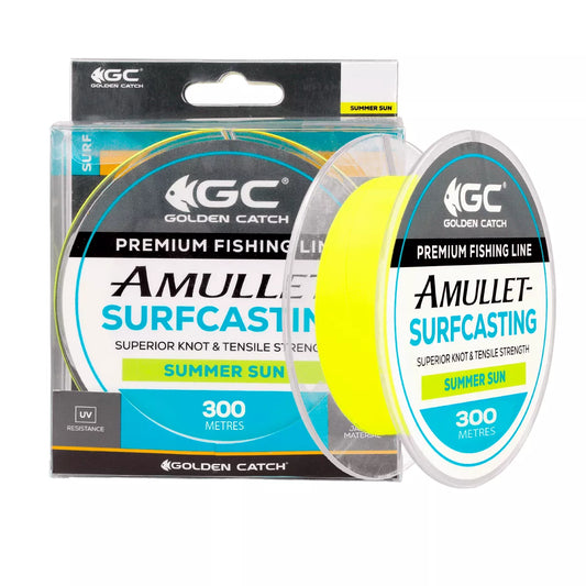 Golden Catch Nylon Line Amullet Surfcasting 300m Summer Sun